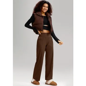 Soothfeel Wide Leg Pants Stylish Yoga Work Pants with Pockets