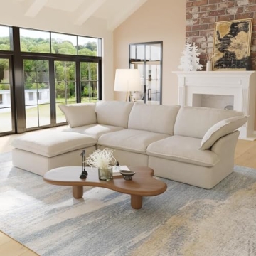 Comfy and Modular JACH L Shape Sectional Couch