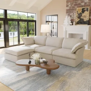 Comfy and Modular JACH L Shape Sectional Couch