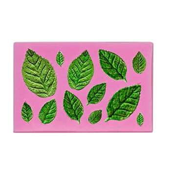 Roses Collection Fondant Mold-Rose Flower Leaves Bow And Butterfly Shapes Silicone Mold for Sugarcraft Cake Decoration, Cupcake Topper, Polymer Clay, Candy, Chocolate, And Making Crafting Projects