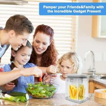 CrazyQueen 4-in-1 French Fry Cutter - Easy & Versatile Cooking