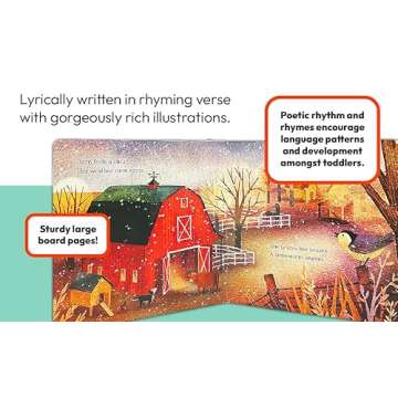 Barn in Winter: Safe and Warm on the Farm - A Beautiful Story of Togetherness, Safety and Love (Barn Seasonal Series)