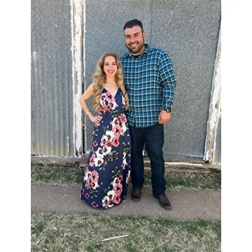 VOTEPRETTY Floral Summer Maxi Dress with Pockets