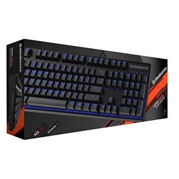 SteelSeries Apex M500 Illuminated Mechanical Gaming Keyboard - Cherry MX Red Switch - Blue LED Backlit - Media Controls - Steel Back Plate