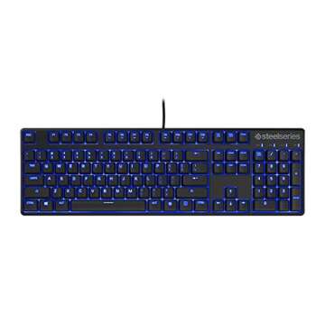 SteelSeries Apex M500 Illuminated Mechanical Gaming Keyboard - Cherry MX Red Switch - Blue LED Backlit - Media Controls - Steel Back Plate