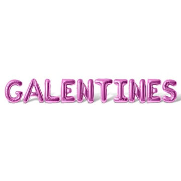 16" Pink Letter Balloons for Valentine's Day Decorations