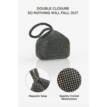 Stunning Rhinestone Evening Clutch for Events