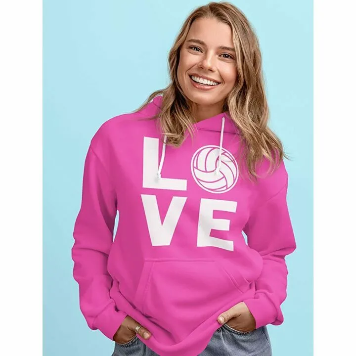 Stylish Volleyball Hoodies for Teens & Women