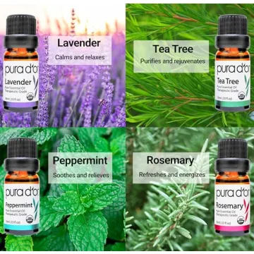 PURA D'OR Sweet 16 Essential Oils Set - Organic Wellness Gift