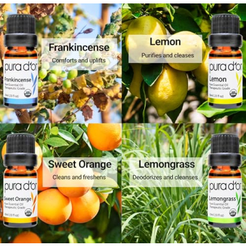 PURA D'OR Sweet 16 Essential Oils Set - Organic Wellness Gift