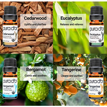 PURA D'OR Sweet 16 Essential Oils Set - Organic Wellness Gift