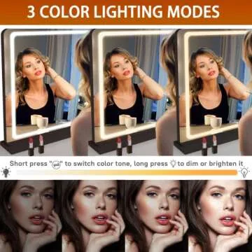Hasipu Vanity Mirror 32" x 22" LED Makeup Essential