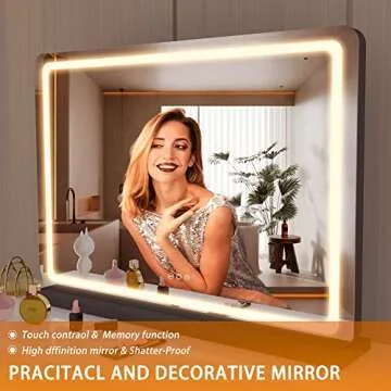 Hasipu Vanity Mirror 32" x 22" LED Makeup Essential
