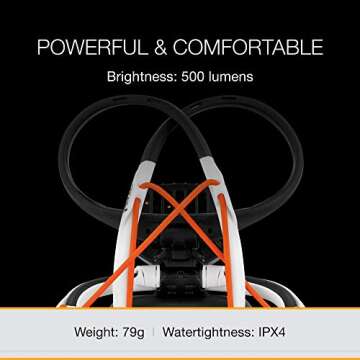 Petzl IKO CORE 500 Lumens Lightweight LED Headlamp