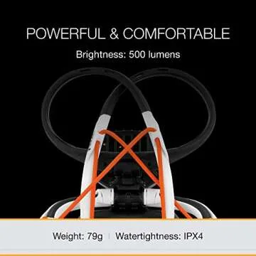 Petzl IKO CORE 500 Lumens Lightweight LED Headlamp
