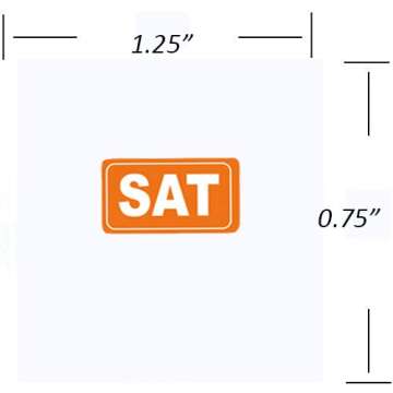 Colorful Week Date Stickers for Planners and Journals