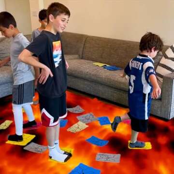 Funwares The Lava Escape Challenge Games for Kids, Indoor and Outdoor Active and Educational Play fo...
