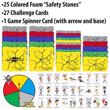 Funwares The Lava Escape Challenge Games for Kids, Indoor and Outdoor Active and Educational Play for Kids Ages 4-8