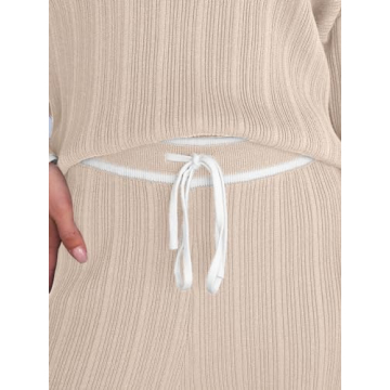 LILLUSORY Women's Knit Lounge Set Comfortable Stylish Wear