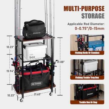 Aledaras Fishing Rod Holders - Organize Your Fishing Gear