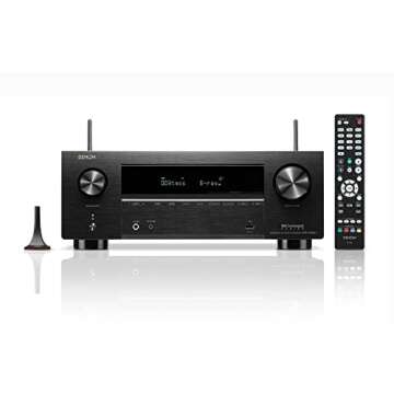 Denon AVR-X2800H 7.2 Ch Receiver - 8K UHD Home Theater AVR (95W X 7), Wireless Streaming via Built-i...