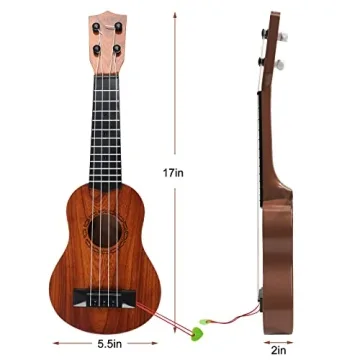 Raimy 17in Kids Ukulele - Safe Musical Instrument for Kids