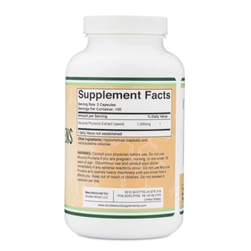 Mucuna Pruriens Extract for Mood and Motivation Support