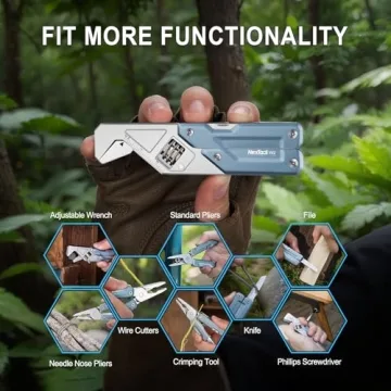 NexTool W2 8 in 1 Multi Tool with Adjustable Wrench