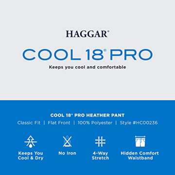 Haggar Cool 18 Pro Pants for Style and Comfort