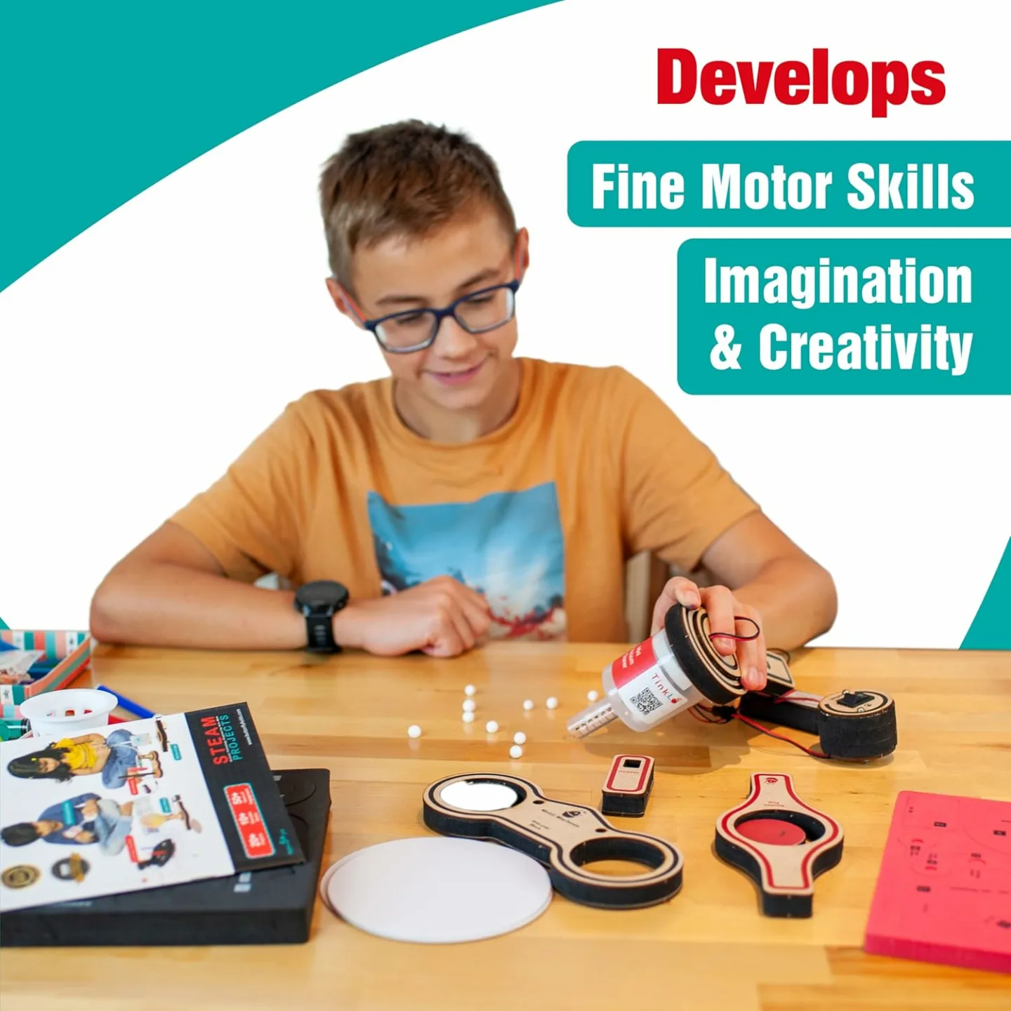 STEM Toy Kit for Kids 5-12 | DIY Science Fun