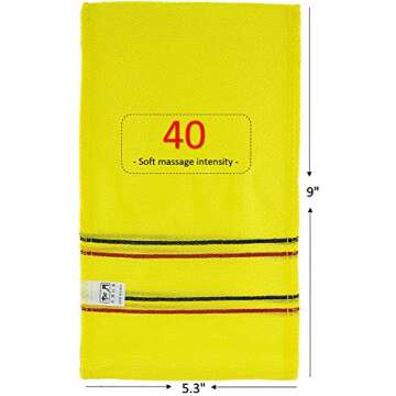 Songwol Towel (Soft) 9" - Korean Beauty Skin Exfoliating Bath Scrub Gloves (4pcs)