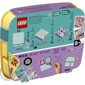 LEGO DOTS Jewelry Box 41915 Craft Decorations Art Kit, for Kids Who are Into Cool Arts and Crafts, A...