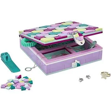 LEGO DOTS Jewelry Box Craft Kit for Creative Kids
