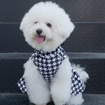 CuteBone Turtleneck Velvet Dress for Small Dogs