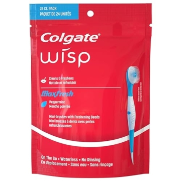 Colgate Wisp Portable Mini-Brush Optic White Coolmint 24 Count