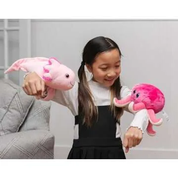 Adorable Axolotl Plushie Slap Bracelet for Kids