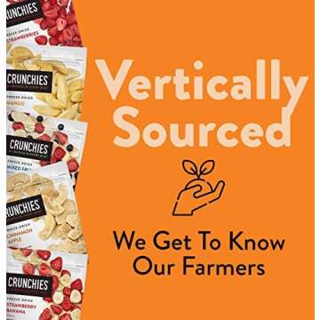 Crunchies Freeze-Dried Natural Crispy Fruit Snacks