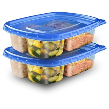 Ziploc Food Storage Meal Prep Containers - Reusable Kitchen Organization Set