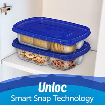 Ziploc Meal Prep Containers - Reusable & Smart Snap Technology