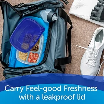 Ziploc Meal Prep Containers - Reusable & Smart Snap Technology