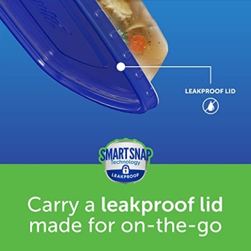 Ziploc Meal Prep Containers - Reusable & Smart Snap Technology