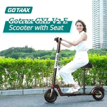 Gotrax GXL V2 Electric Scooter with Seat for Adults