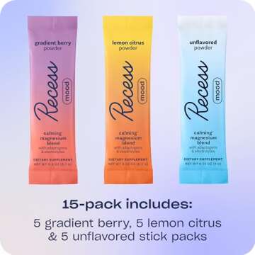 Recess Mood Drink Mix Powder | Sampler Pack | 15ct Box