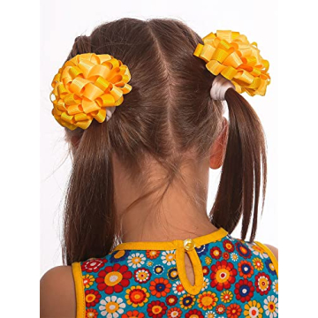 Yxiang 30PCS Colorful Flower Hair Ties for Kids