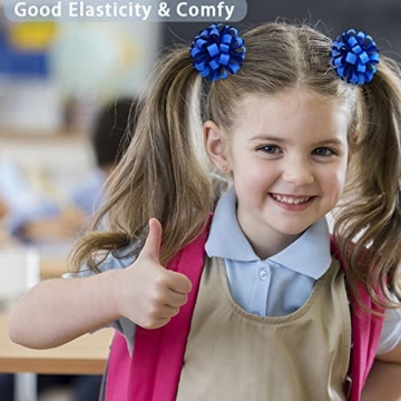 Yxiang 30PCS Colorful Flower Hair Ties for Kids