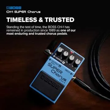 Boss CH-1 Stereo Chorus Pedal for Guitar and Keyboard