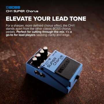 Boss CH-1 Stereo Chorus Pedal for Guitar and Keyboard