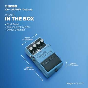 Boss CH-1 Stereo Chorus Pedal for Guitar and Keyboard