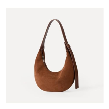 Stylish JOLILUNA Suede Crescent Bag for Women