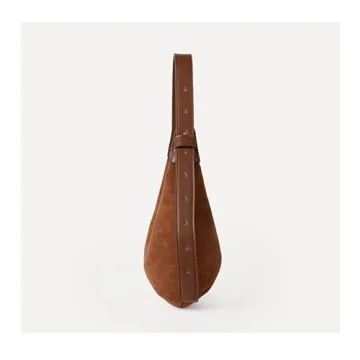 Stylish JOLILUNA Suede Crescent Bag for Women